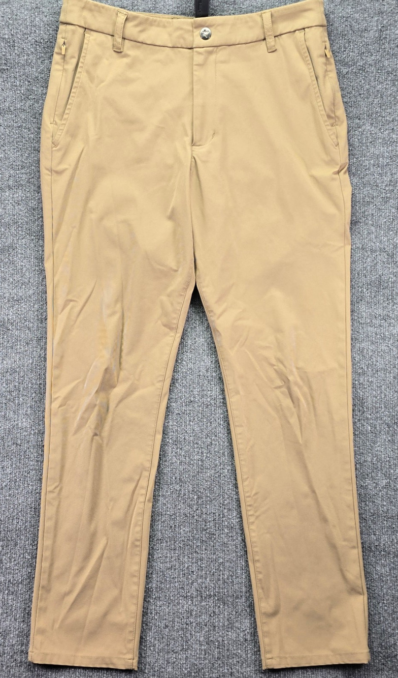 Birddogs Pants Mens 32x32 (32x31) Khaki Stretch Performance Golf Pockets Chinos